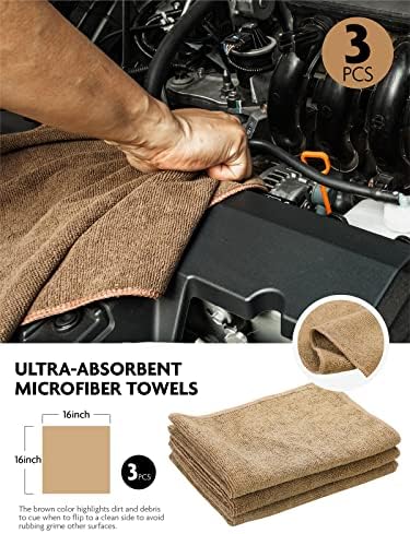Fantasticlean Car Detailing Brush Set, Interior Leather Cleaning Kit, 9PCS - Image 6
