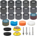 331 PCS 2 Inch Wet Dry Sanding Discs 60-10000 Grit Assorted by Pukamam