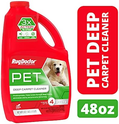 Rug Doctor Pet Stain & Odor Carpet Cleaner, 3x Action Pro-Enzymatic Formula - Cleans, Deodorizes, Deters Remarking 48 oz., Protects Against Future Accidents, CRI Certified - Image 2