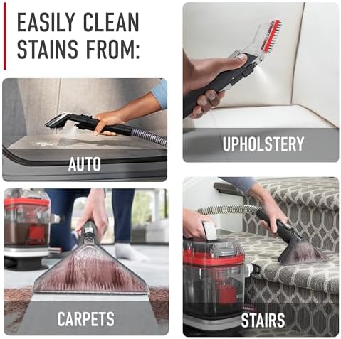 Hoover CleanSlate Plus Portable Carpet + Upholstery Spot Cleaner Machine - Image 4