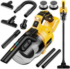 Cordless Vacuum for Dewalt Battery, 5 in 1 Lightweight Handheld Vacuum Cleaner with 500W Powerful Motor, 46 CFM Portable Hand Vacuum with Filtration HEPA for Floor, Carpet(Battery Not Included) by Unknown