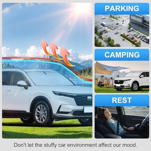 Custom Fit Windshield Sun Shade for Honda CRV CR-V 2023-2026 - Image 6
