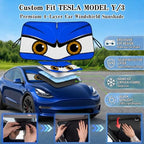 Tesla Model 3/Y Windshield Sun Shade, Monster Blue - Image 4