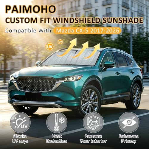 Thickened Windshield Sun Shade for Mazda CX-5 2017-2026 - Image 3