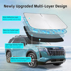 Windshield Sun Shade for Nissan Pathfinder 2022-2026 Sunshade - Image 3