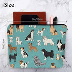 Dogs Cosmetic Bags For Women, Pet Puppy Dachshund Pug Dogs Cute Roomy Makeup Bag Toiletry Bag Accessories Organizer Storage Bags Makeup Pouch For Travel Business Gym Camping Bathroom - Image 4