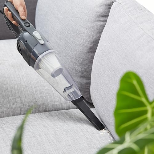 Amazon Basics 2-in-1 Corded Stick Vacuum Cleaner, Converts to Handheld, Lightweight (3.9 LBS), with Washable Filter, Crevice Tools, 0.5L Dust Cup, Self-Standing, 19.7-Ft Cord, 300W, Black - Image 7