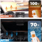 Foldable Front Windshield Sunshade fit for Nissan Rogue 2014-2020 - Image 2