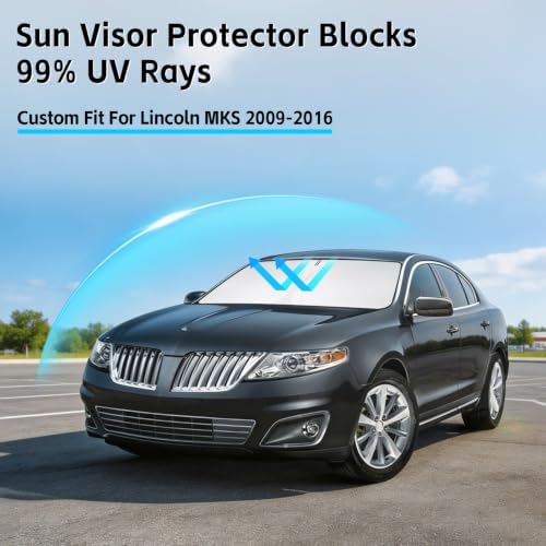 Windshield Sun Shade for Lincoln MKS 2009-2016 Sunshade - Image 2