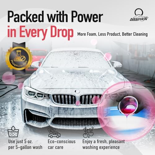 Nanoskin CHERRY SUDS Car Wash Shampoo for Foaming, 30 Gallon - Image 3