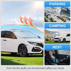 Car Sun Shade for 2016-2021 Honda Civic Accessories Windshield Sunshade Cover Front Window Shade Custom Fit Civic Sun Visor Protector Foldable Blocks UV Rays - Image 3