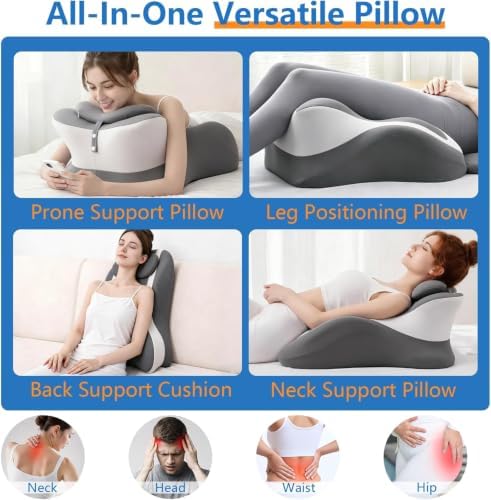 Memory Foam Wedge Pillow, 27° Sweet Spot Pillow for Intimacy- Dual - Image 5