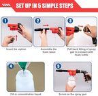 Car Wash Foam Gun, Car Wash Sprayer with Adjustable Foam Dial Foam Nozzle, Foam Cannon Attachs to Any Garden Hose, Durable 5/8" and 3/4" Brass Joint Soap Gun for Home Garden Use - Image 4