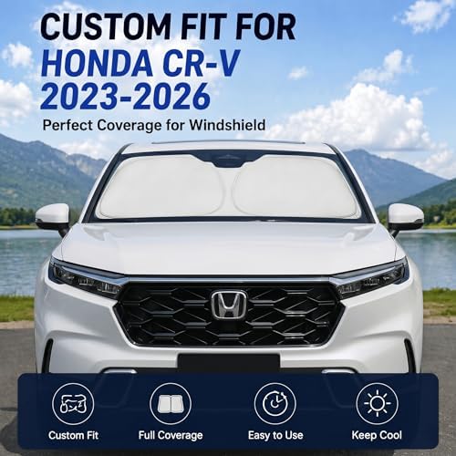 Custom Fit Windshield Sun Shade for Honda CRV CR-V 2023-2026 - Image 2