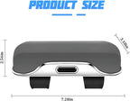 Sunglasses Holder for Car Sun Visor, Convenient Vehicle Visor Eyeglasses Organizer Case, Automotive Interior Glasses Hanger Protective Storage Box, Universal for Vehicles (Gray) - Image 2