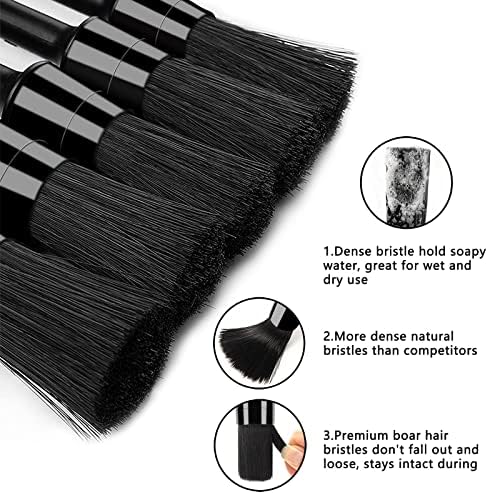 HMPLL 9pcs Auto Car Detailing Brush Set Car Interior Cleaning Kit - Image 2