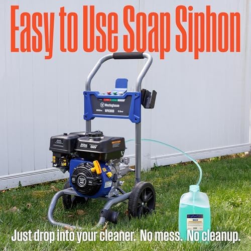 Westinghouse WPX3000 Gas Pressure Washer, 3000 PSI and 2.3 GPM, Spray Gun and Wand, 4 Nozzle Set, for Cars/Fences/Driveways/Homes/Patios/Furniture - Image 3
