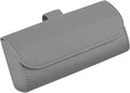 Sunglasses Holder for Car Sun Visor, Leather Auto Eyeglasses Organizer Box with Hidden Magnetic Closure, Vehicle Glasses Case Clip Holder, Car Accessories for Women Men (Gray) by Sylvil