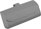 Sunglasses Holder for Car Sun Visor, Leather Auto Eyeglasses Organizer Box with Hidden Magnetic Closure, Vehicle Glasses Case Clip Holder, Car Accessories for Women Men (Gray) by Sylvil