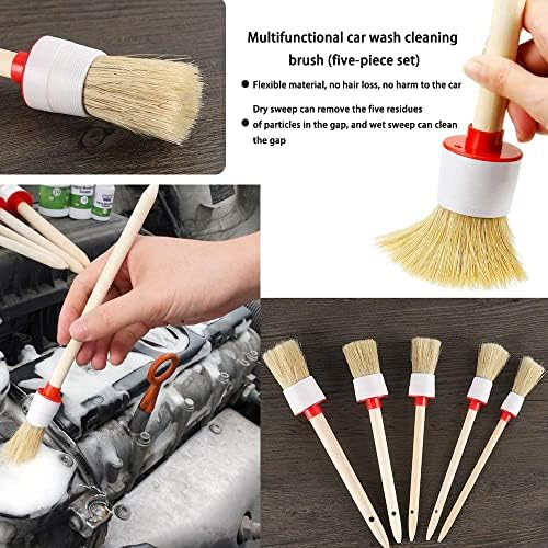10PCS Car Auto Detailing Brushes Set Interior & Exterior Cleaner - Image 2
