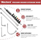 Pressure Washer Extension Wand 10 Pack, 4000PSI with 6 Nozzle Tips - Image 2