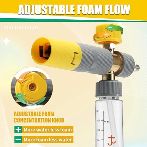 JOEJET Pressure Washer Foam Cannon with Short Gun, Mini Foam Cannon 100ml - Image 5