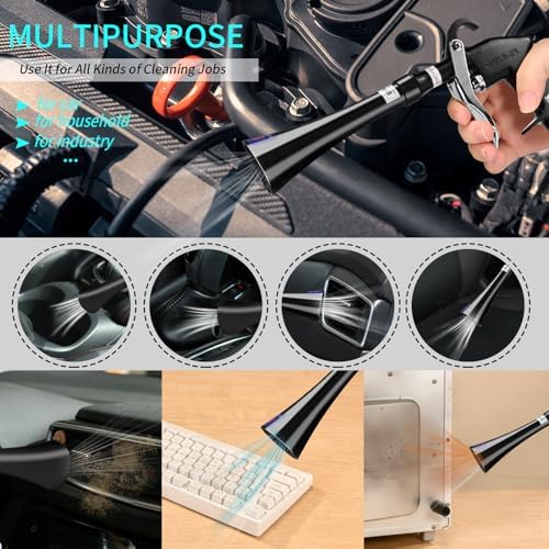 GOCCIDA Tornado Dry Cleaning Gun Detailing Interior Dryer Air Blow Gun - Image 5