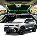 Windshield Sun Shade for 2022-2026 Volkswagen VW Taos Compatible Accessories-4 Layers Custom Fit Foldable Front Window Sunshade Sun Visor Protector, Block UV Rays Keep Your Car Cooler by Unknown