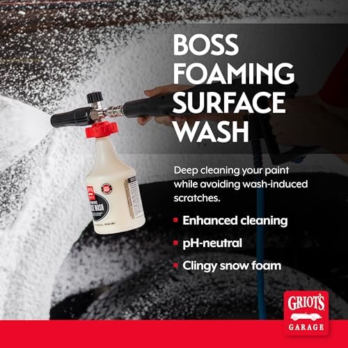 Griot's Garage BOSS Foaming Surface Wash for Car Cleaning and Detailing, Compatible with the BOSS Foam Cannon Auto-Mix System, 35oz - Image 2
