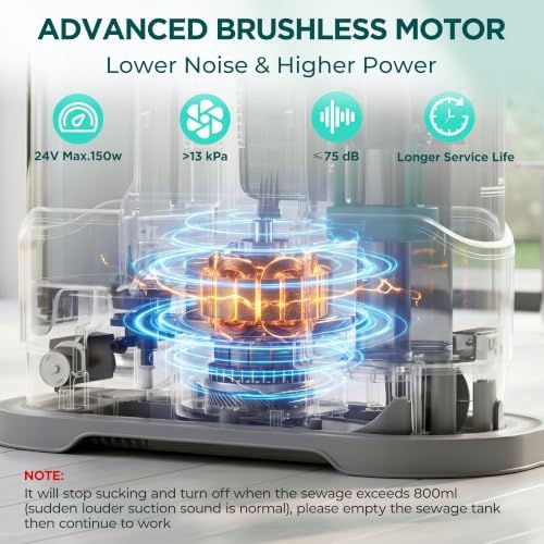 HAUSHOF 24V Cordless Portable Carpet Cleaner Machine for Pets, Cars & Home - Image 6