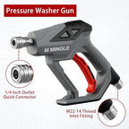 M MINGLE High Pressure Washer Gun Snow Foam Lance, 4000 PSI, 1 Liter - Image 5