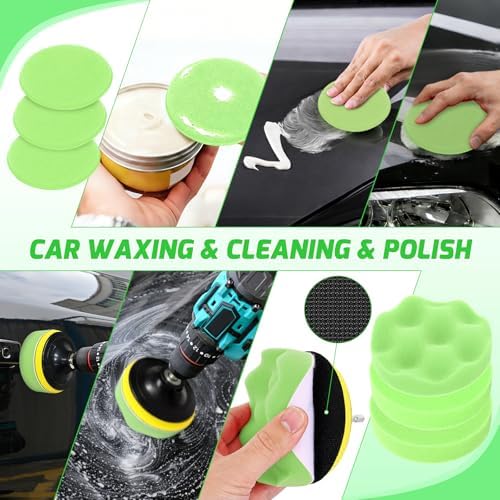 Nilight 52PCS Car Detailing Kit for Interior Exterior Car Care, Green - Image 7
