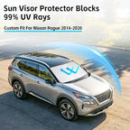 Windshield Sun Shade for Nissan Rogue 2014-2026 Sunshade - Image 2