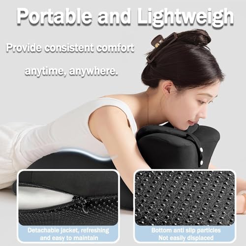 Arcova Couples Pillow - 27° Sweet Spot Memory Foam Wedge Pillow for Enhanced Intimacy & Back Support,Gray - Image 6