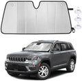 EcoNour Foldable Sun Shade Fit for Jeep Cherokee 2011-2024 2025 2026 by EcoNour