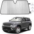 EcoNour Foldable Sun Shade Fit for Jeep Cherokee 2011-2024 2025 2026 by EcoNour