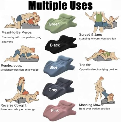 Sweet Spot Pillow, 27 Angle Perfect Positioning Pillow, Ergonomic Memory Foam Couples Pillows, Lounger Cushion Back Support, Ideal for Better Positioning(Green) - Image 7