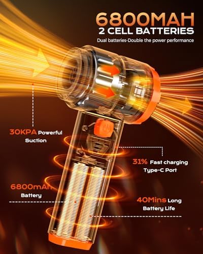 VNOST Handheld Car Vacuum Cordless for Home 22 - Image 4
