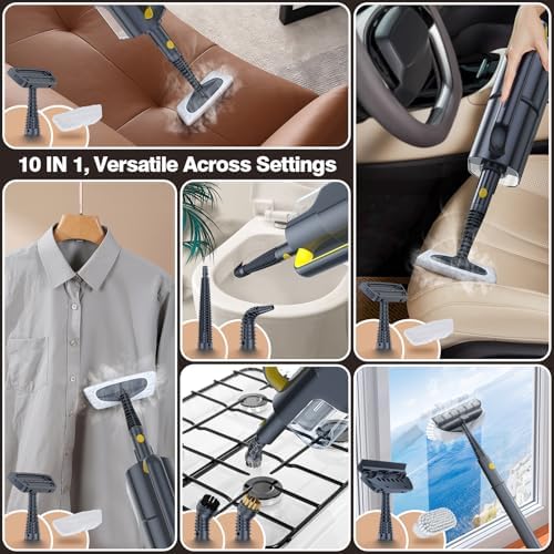 10-in-1 Steam Cleaner, Detachable Handheld Steam Mop for Multi-Surface - Image 3