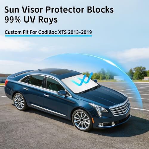 Windshield Sun Shade for Cadillac XTS 2013-2019 Sunshade - Image 2