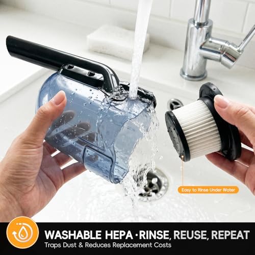 Cordless Handheld Vacuum Cleaner Compatible with Milwaukee 18V Battery - Image 3