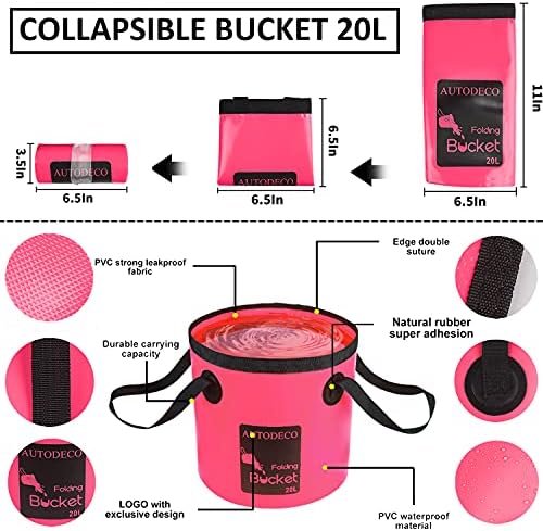 41Pcs Car Cleaning Kit, Interior Detailing Kit with High Power Handheld Vacuum, Detailing Brush Set, Windshield Tool, Snow Shovel, Pink Complete Auto Accessories for Women - Image 4