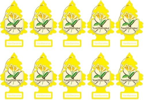 LITTLE TREES Car Air Freshener | Hanging Paper Tree for Home or Car | Vanillaroma | Single Tree per Package by LITTLETREES