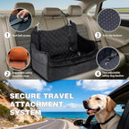 Dog Car Seat for Large Dogs up to 55 lbs, Heavy Duty Booster Seat | Reinforced pet car seat: safety tether, adjustable straps, waterproof Oxford fabric, anti-slip base for SUV, car & truck - Image 2