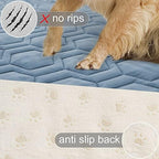 Waterproof Blanket Couch Cover for Dogs Non-Slip Pet Sofa Protector | Tcksstex Non-slip waterproof couch cover scratch resistant machine washable protects sofa bed car（52x82-Stoneblue） - Image 3
