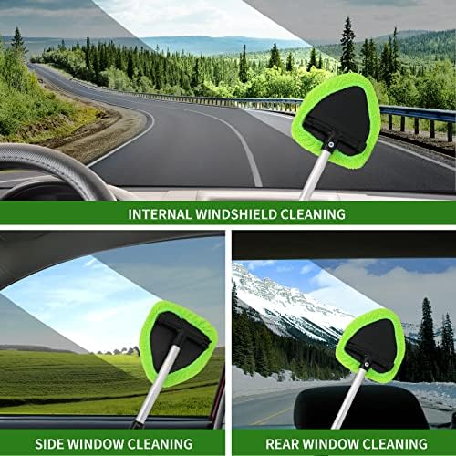 18Pcs Car Detailing Kit, Interior Car Cleaning Kit, Leather & Textile Car Interior Brush, Car Detailing Brush Set with Windshield Cleaning Tool Complete Car Interior Care Kit - Image 6