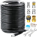 150FT Sewer Jetter Kit for Pressure Washer, 5800PSI Drain Cleaner Hose by WESTBAY
