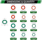 80PCS A/C Compressor Seal Washers Assortment Kit, A/C Gaskets - Image 2