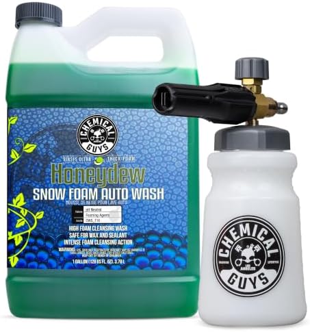 Chemical Guys, Foam Cannon with Honeydew Snow Foam Soap, 1 Gallon Kit by ChemicalGuys