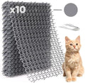 Petfolio 10 Pack Extra Large Cat Scat Mat for Cats - Cat Spike Mat 16.5 x 13.4 Inch with 1 Inch Spikes is Perfect to Keep Cats Away Indoor and Outdoor by Petfolio